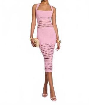 NEW RETROFETE jaycee crochet dress in pink